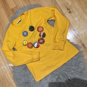 Maisonette Boys long sleeve graphic t-shirt size 5-6/M